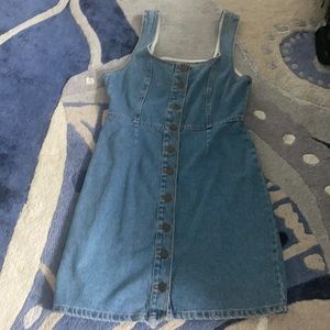 Urban Outfitters Button Up Denim Dress NWOT